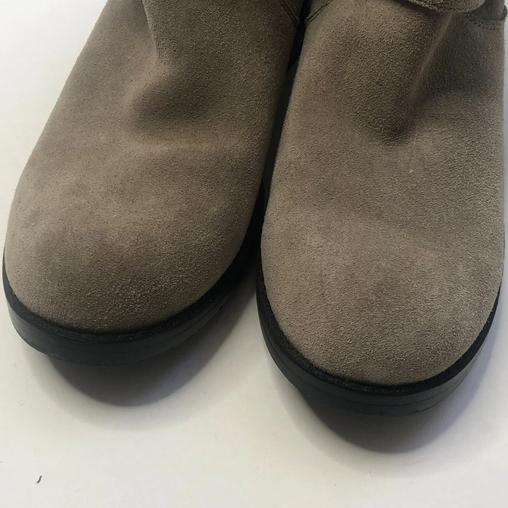 Vince Camuto Tan Suede mid calf Wilan boots